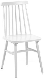Bílá dřevěná jídelní židle LaForma Kristie LaForma