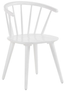 Bílá dřevěná jídelní židle LaForma Krise LaForma