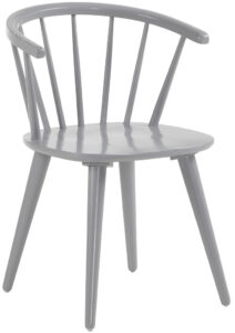 Světle šedá dřevěná jídelní židle LaForma Krise LaForma