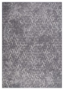 Modrý koberec ZUIVER MILLER 170x240 cm s geometrickými vzory Zuiver