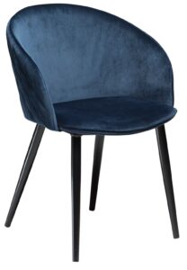 DAN-FORM Modrá sametová židle DanForm Dual DAN-FORM