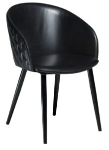 DAN-FORM Černá koženková vintage židle DanForm Dual DAN-FORM