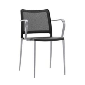 Pedrali Černo stříbrná kovová židle Mya 706 Pedrali