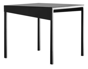 Nordic Design Černý kovový konferenční stolek Narvik 50 cm Nordic Design