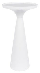 Bílý kulatý odkládací stolek ZUIVER FLOSS 28 cm Zuiver