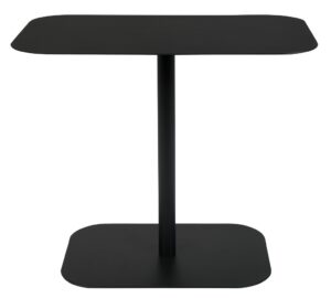 Černý kovový konferenční stolek ZUIVER SNOW RECTANGLE 50x30 cm Zuiver