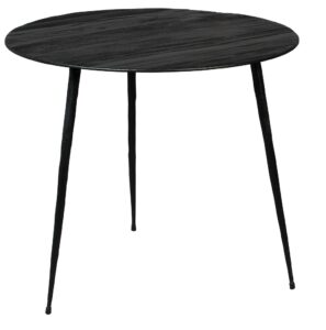 Černý odkládací stolek DUTCHBONE Pepper 45 cm Dutchbone