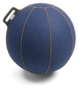 Modrý sedací / gymnastický míč VLUV VELT Ø 65 VLUV