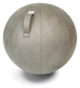 Světle šedý sedací / gymnastický míč VLUV VEEL Ø 65 VLUV