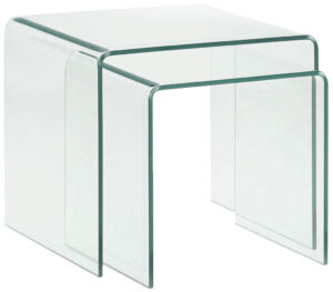 Set skleněných konferenčních stolků LaForma Burano 50x50 cm LaForma