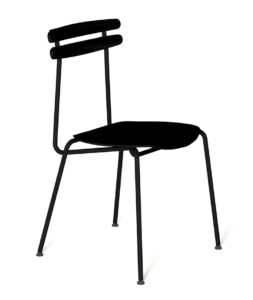 Černá dřevěná židle Tabanda Trojka All black III. Tabanda