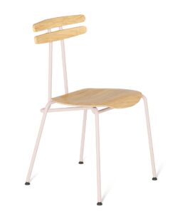 Růžová dřevěná židle Tabanda Trojka II. Tabanda