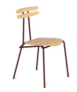 Bordová dřevěná židle Tabanda Trojka II. Tabanda