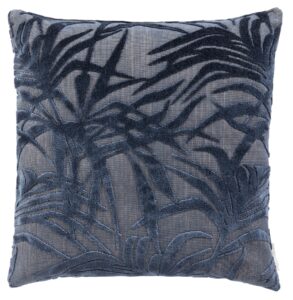 Tmavě modrý polštář ZUIVER MIAMI s palmovým motivem Zuiver