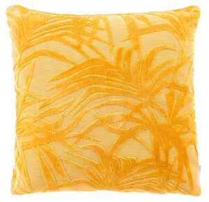 Žlutý polštář ZUIVER MIAMI s palmovým motivem Zuiver