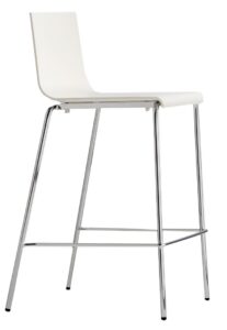 Pedrali Bílá barová židle Kuadra 100 cm Pedrali