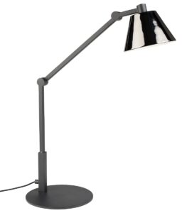Černá kovová stolní lampa ZUIVER LUB Zuiver