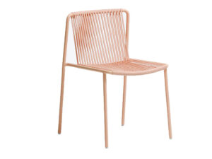 Pedrali Růžová kovová zahradní židle Tribeca 3660 Pedrali