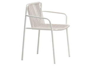 Pedrali Bílá kovová zahradní židle Tribeca 3665 Pedrali