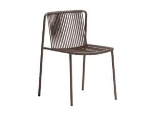 Pedrali Tmavě hnědá kovová zahradní židle Tribeca 3665 Pedrali