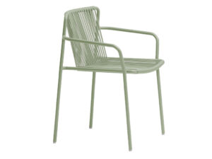 Pedrali Zelená kovová zahradní židle Tribeca 3665 Pedrali