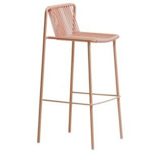 Pedrali Růžová kovová barová židle Tribeca 3668 Pedrali