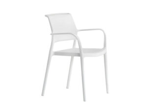 Pedrali Bílá plastová jídelní židle Ara 315 Pedrali