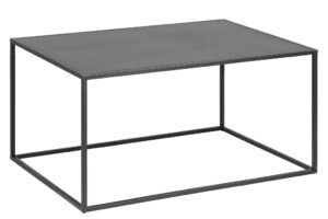 SCANDI Černý konferenční stolek Renna 90 x 60 cm SCANDI