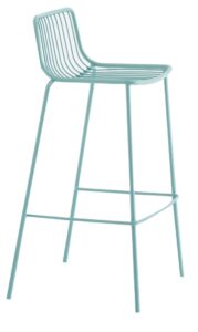 Pedrali Tyrkysová kovová barová židle Nolita 3657 Pedrali