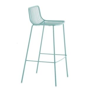Pedrali Tyrkysová kovová barová židle Nolita 3658 Pedrali
