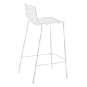 Pedrali Bílá kovová barová židle Nolita 3658 Pedrali