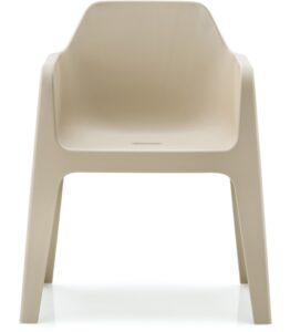 Pedrali Krémová plastová židle Plus 630 Pedrali