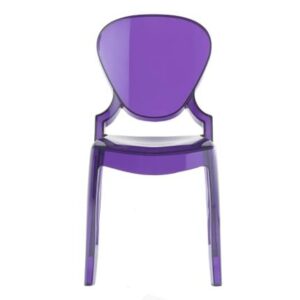 Pedrali Fialová plastová židle Queen 650 Pedrali