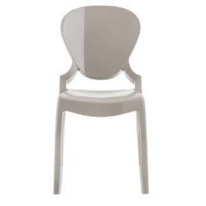 Pedrali Krémová plastová židle Queen 650 Pedrali