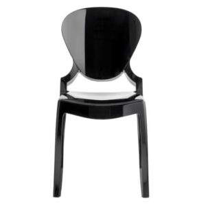 Pedrali Černá plastová židle Queen 650 Pedrali