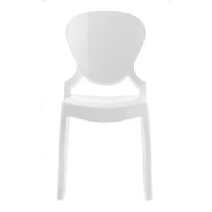 Pedrali Bílá plastová židle Queen 650 Pedrali