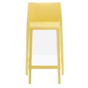 Pedrali Žlutá plastová barová židle Volt 677 Pedrali