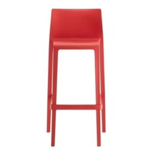 Pedrali Červená plastová barová židle Volt 678 Pedrali