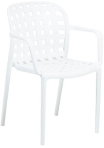Bílá plastová zahradní židle LaForma Onha LaForma