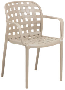 Béžová zahradní plastová židle LaForma Onha LaForma