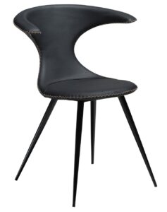 DAN-FORM Černá kožená židle DanForm Flair DAN-FORM