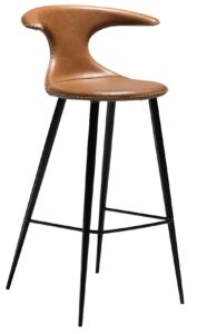 DAN-FORM Hnědá kožená barová židle DanForm Flair 101 cm DAN-FORM