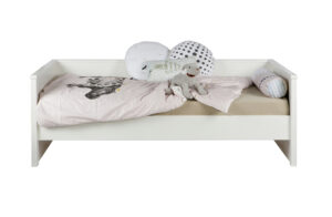 Hoorns Bílá dřevěná dětská postel/pohovka Berdi 200 x 90 cm Hoorns