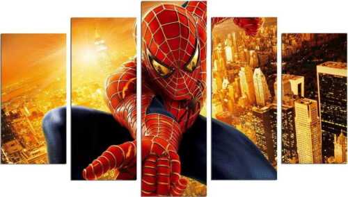 5dílný obraz Spider Man Taffy