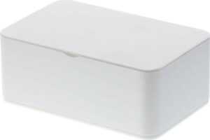 B&iacute;l&aacute; krabička na vlhčen&eacute; ubrousky YAMAZAKI Smart YAMAZAKI