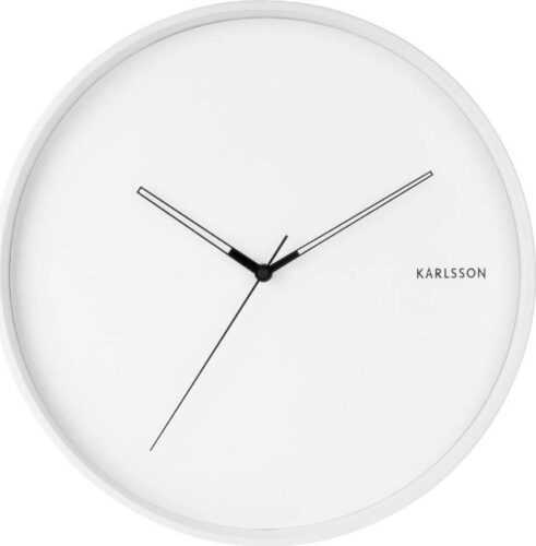 Bílé nástěnné hodiny Karlsson Hue