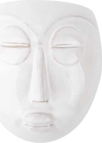 Bílý nástěnný květináč PT LIVING Mask