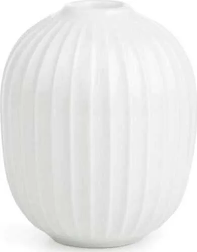 Bílý porcelánový svícen Kähler Design Hammershoi, výška 10 cm