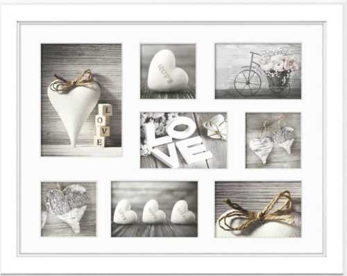 Bílý rámeček na 8 fotografií Styler Galeria Malmo