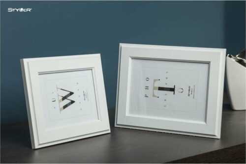 Bílý rámeček na fotografii Styler Malmo